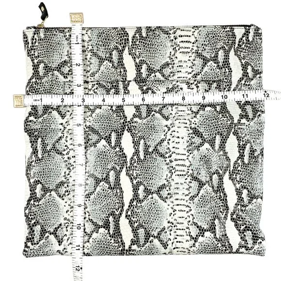 BLAIR RITCHEY Foldover Snakeskin Clutch - Picture 4 of 7
